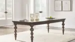 VERAMOND DINING SET WITH 8 CHAIRS AND A SERVER