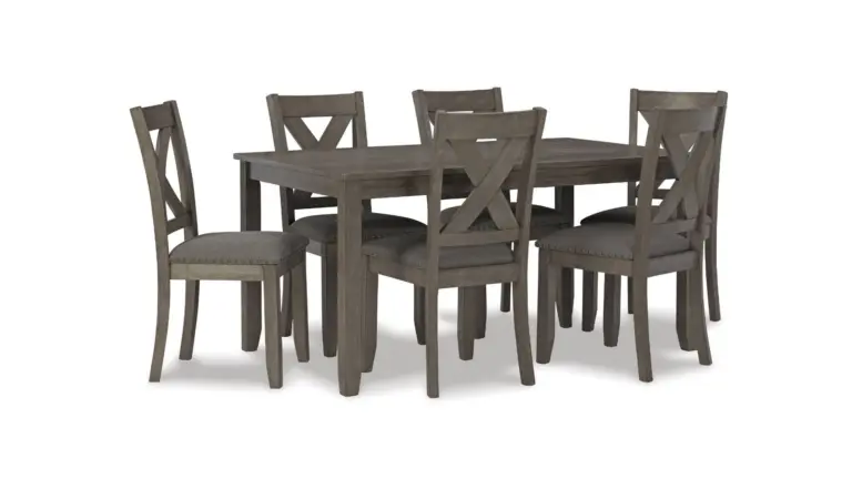 CAITBROOK DINING SET WITH 6 CHAIRS