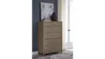 B983-46 FIVE DRAWER CHEST CHRESTNER (ASH)