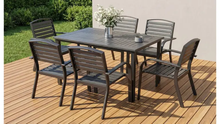 A-1 DINING TABLE SET OUTDOOR 6PAX (HIL)