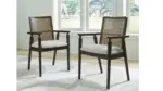 GALLIDEN DINING SET WITH 8 CHAIRS AND A SERVER