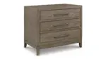 THREE DRAWER NIGHTSTAND CHRESTNER