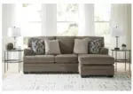 3 SEATER SECTIONAL STONEMEADE NUTMEG FABRIC SOFA SET 5950518