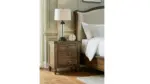 STURLAYNE KING BEDROOM SET (BED + 2 NIGHTSTANDS + MIRRORED DRESSER + CHEST OF DRAWERS)