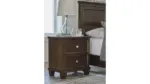 B685-92 TWO DRAWER NIGHTSTAND DANABRIN (ASH)