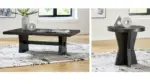 GALLIDEN ROUNDED COCKTAIL TABLE SET