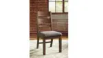 ZENFIELD MEDIUM BROWN SIDE CHAIR