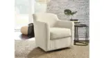 A3000325 SWIVEL ACCENT CHAIR BRADNEY WHITE (ASH)