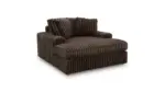 MIDNIGHT MADNESS SECTIONAL SOFA SET (BROWN)