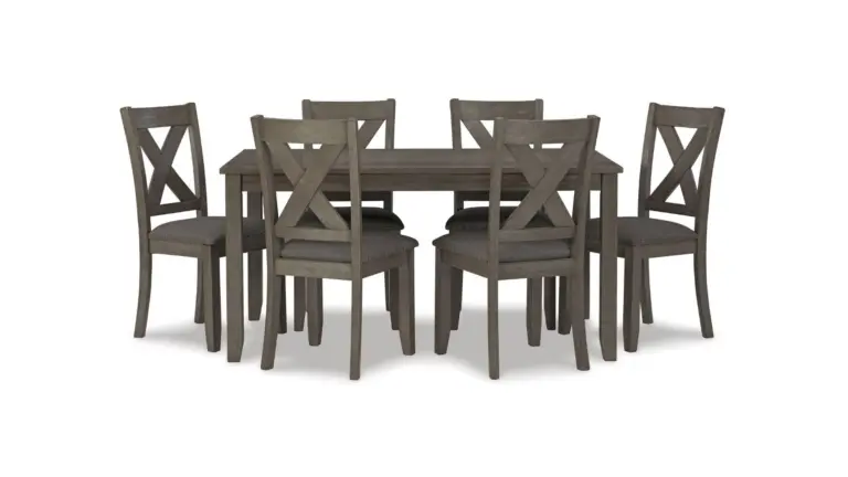 CAITBROOK DINING SET WITH 6 CHAIRS