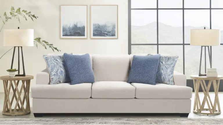 SCOTTSVEAL SOFA SET WITH OTTOMAN