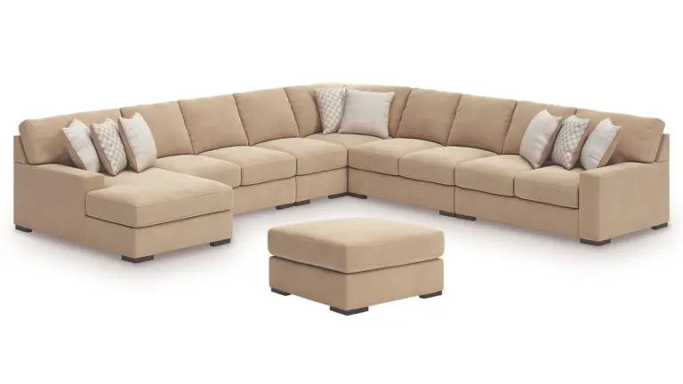 DUNE LARCE SECTIONAL SOFA SET WITH OTTOMAN