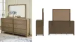 CABALYN KING BEDROOM SET (BED + 2 NIGHTSTANDS + MIRRORED DRESSER + CHEST OF DRAWERS)