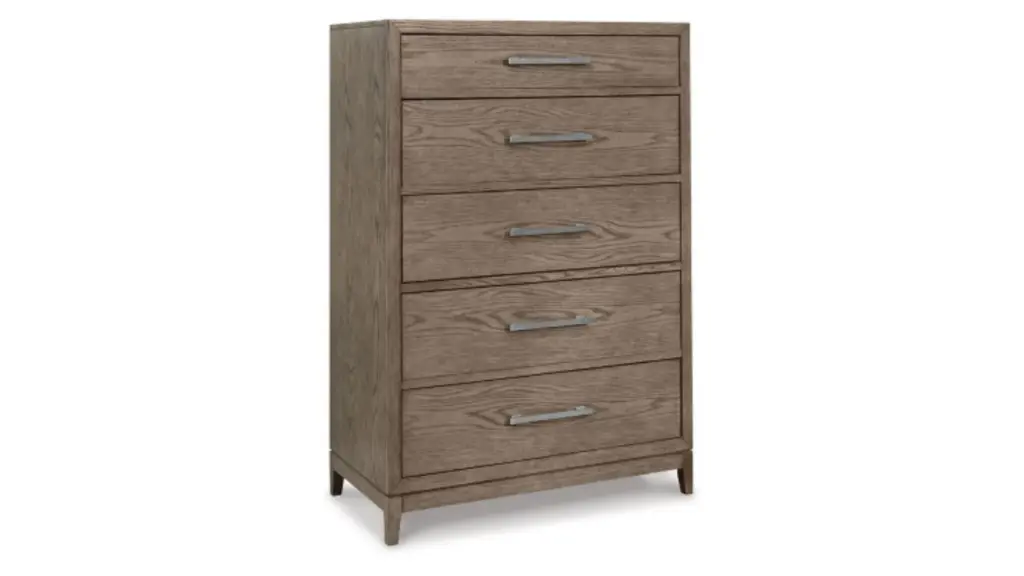 B983-46 FIVE DRAWER CHEST CHRESTNER (ASH)
