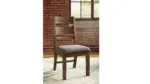 ZENFIELD MEDIUM BROWN SIDE CHAIR