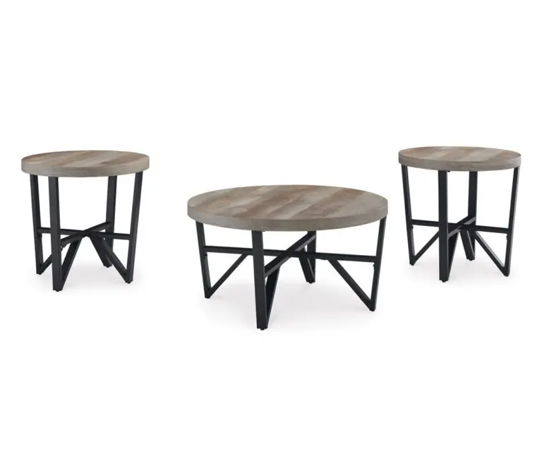 OCCASIONAL TABLE SET 3PC SET DEANLEE (ASH) T235-13