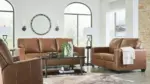 BOLSENA 6 SEATER LEATHER SOFA SET