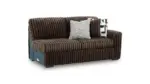 MIDNIGHT MADNESS SECTIONAL SOFA SET (BROWN)
