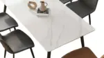 4S/X-4 DINING TABLE WITH 6 CHAIRS GREY CHAIRS (HIL)