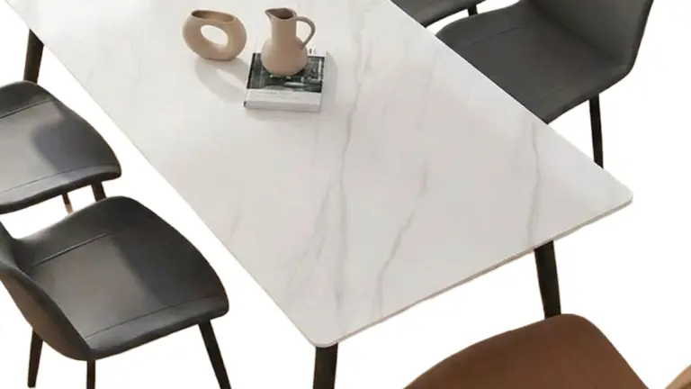 4S/X-4 DINING TABLE WITH 6 CHAIRS GREY CHAIRS (HIL)