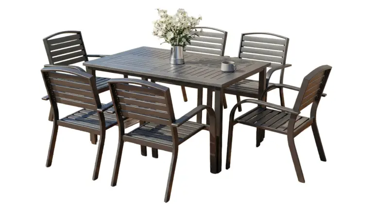 A-1 DINING TABLE SET OUTDOOR 6PAX (HIL)