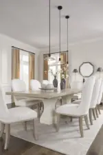 JORLAINA DINING SUITE WITH 10 CHAIRS