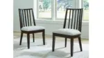 GALLIDEN DINING SET WITH 8 CHAIRS AND A SERVER