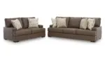 VILLACOURT CARAMEL SOFA SET