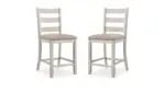 SKEMPTOM COUNTER DINING SET WITH 4 CHAIRS