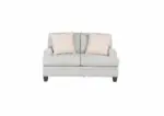 BRALYNN 6 SEATER FABRIC SOFA SET WITH OTTOMAN 35196