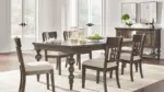 VERAMOND DINING SET WITH 8 CHAIRS AND A SERVER