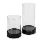 A52000226 CANDLE HOLDER SET 2PC(ASH)