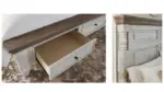 HAVALANCE QUEEN BEDROOM SUITE (BED + 2 NIGHTSTANDS + MIRRORED DRESSER + CHEST OF DRAWERS)
