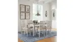 SKEMPTON DINING ROOM TABLE WITH 6 CHAIRS