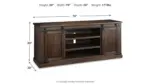 BUDMORE 60" TV STAND