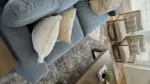 BELVOIR SOFA SET - BLUE