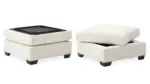 CAMBRI SECTIONAL SOFA SET WITH OTTOMAN AND A SWIVEL CHAIR