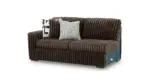 MIDNIGHT MADNESS SECTIONAL SOFA SET (BROWN)