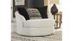 CAMBRI SECTIONAL SOFA SET WITH OTTOMAN AND A SWIVEL CHAIR