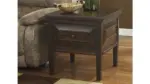 T695-2 SQUARE END TABLE HINDELL PARK (ASH)