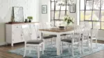 WESTCONI DINING SET WITH 8 CHAIRS