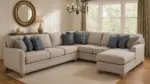 HUNTSWORTH SECTIONAL SOFA SET - DOVE GRAY