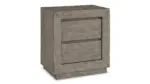 TWO DRAWER NIGHTSTAND LANGFORD