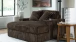 MIDNIGHT MADNESS SECTIONAL SOFA SET (BROWN)