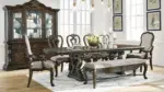 MAYLEE DINING TABLE WITH 6 CHAIRS, BUFFET AND HUTCH