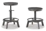 TOORJIN COUNTER HEIGHT DINING SET WITH 3 STOOLS