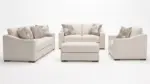 TILDAN 6 SEATER SOFA SET WITH OTTOMAN