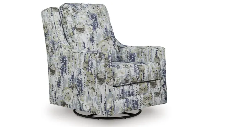 A3000732 SWIVEL GLIDER ACCENT CHAIR DUSTINFORD (ASH)