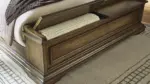 CHANNLEY BEDROOM SET (BED + 2 NIGHSTANDS + CHEST OF DRAWERS + MIRRORED DRESSER)