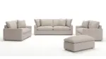 WHITEHAVEN 6 SEATER SOFA SET WITH OTTOMAN